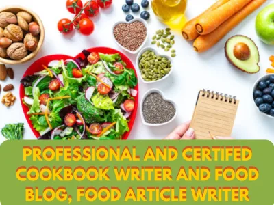 Your recipes and  writing, food blog and food article, recipe book cover