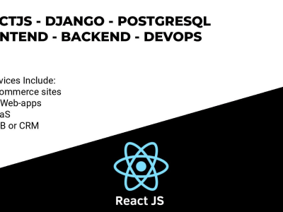 A ReactJS/Django Web-App (E-commerce, Saas, AI) | From Figma to ...