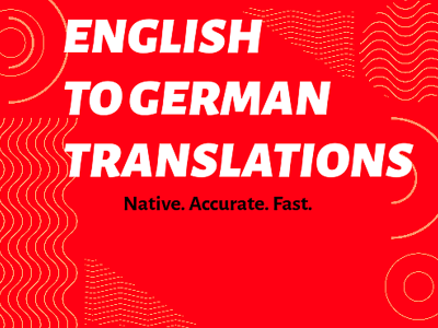 A precise Translation from English to German