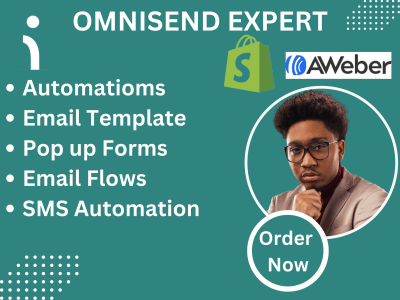Professional Shopify Aweber Omnisend email campaigns and automation