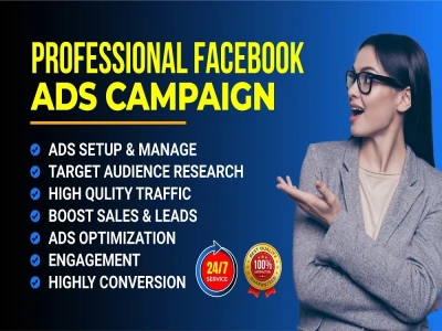 Professional Facebook Ads Campaign for Your Business. | Upwork