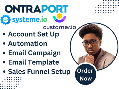 Systeme.io customer.io ontraport stunning email template and landing page