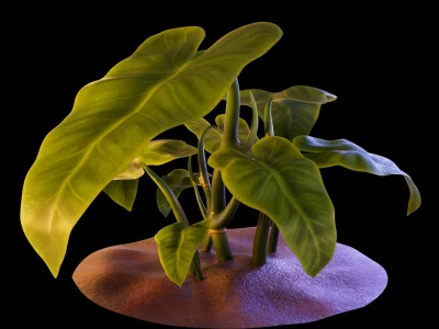 Fully modeled, textured and lit 3D prop