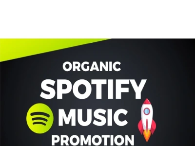 Organic spotify music promotion, and organic spotify monthly listener
