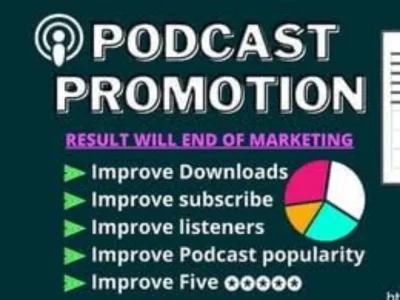 Organic Apple podcast promotion for huge Downloads and Audience