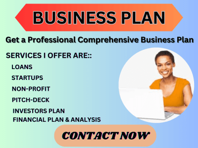 A Comprehensive StartUp Plan, Financial Plan and Investors Business Plan