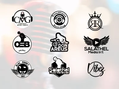A fantastic music, podcast, record label, band, artist logo for your brand.