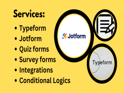 Jotform, Typeform and all other online forms within 24 hours.
