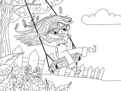 Coloring book pages that drives impact