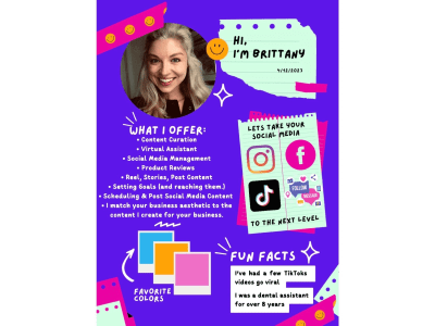 A social media marketer who will create & post content for you.