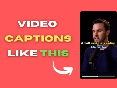 A synced Subtitles or Captions to your video.