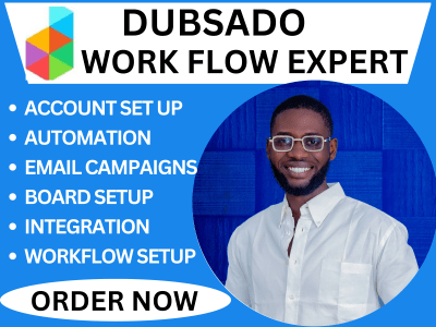 An attractive-designed Dubsado account with forms, workflow and campaigns.