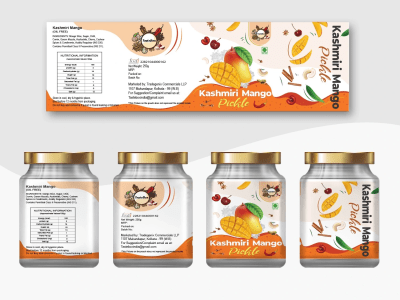 A premium label and packaging design for your product
