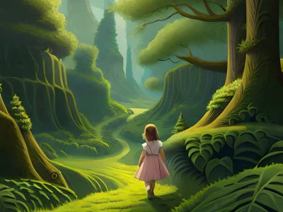 Complete set of illustrations,including characters,backgrounds,and scenery.