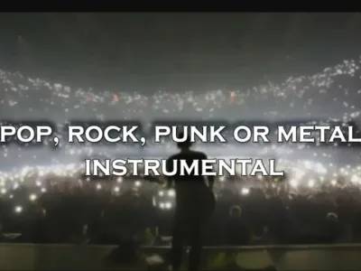 Pop, rock, punk or metal instrumental track