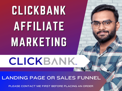 Complete Clickbank Afffiliate Marketing Landing Page with Google Ads