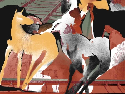 Create a digital illustration in comics style