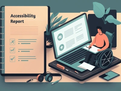 An accessibility audit report for WCAG and ADA compliance