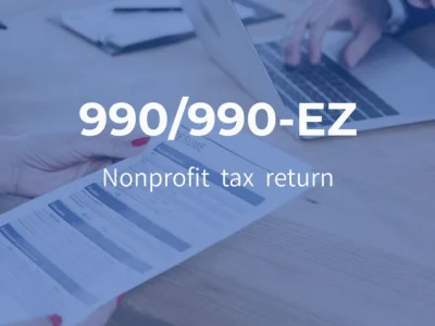 US non-profit tax return prepared and e-filed
