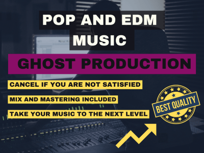 Ghost production and EDM music composition, pop music production