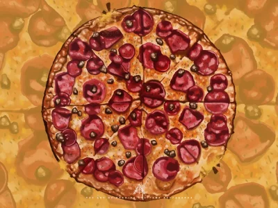 A food and beverage illustration