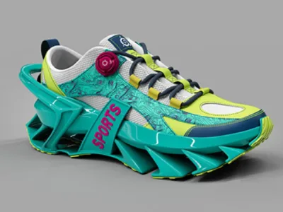 3d shoe animation, 3d rendering, 3d footwear modeling, and shoe animation