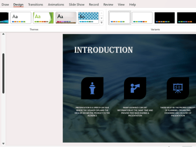 A good presentation that will satisfy you