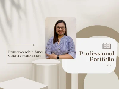 A PROFESSIONAL or PERSONAL PORTFOLIO