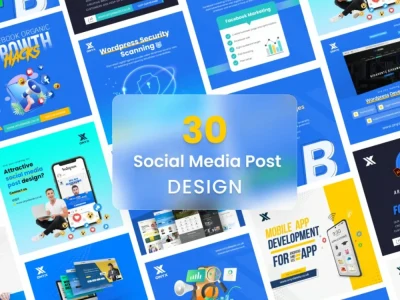 Social media posts for Facebook, Insta, Twitter and LinkedIn.