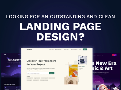 Clean and Professional Web Landing Page Design UI UX Design on Figma ...