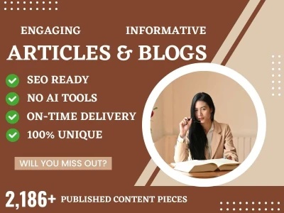 Well-written SEO ARTICLE/BLOG/CONTENT from a seasoned writer
