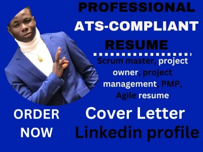 Scrum master resume, scrum master pmp, cv, agile resume and cover letter