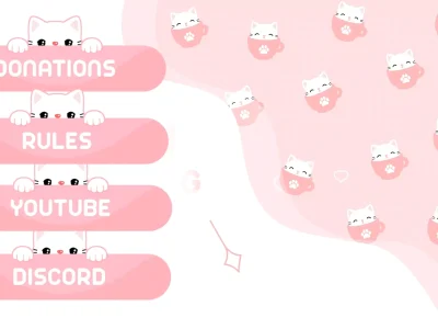 Lovely twitch panels and alerts for your streaming needs