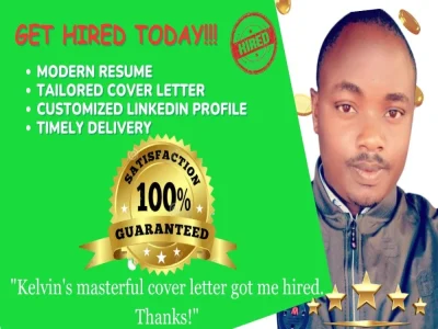 A tailored cover letter and Modern Resume for your interview.