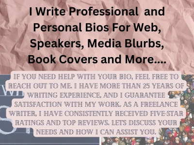 A well-written professional bio for business and/or social media