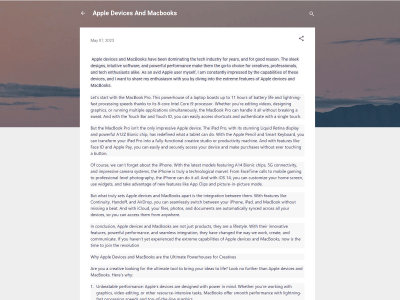 A Wonderfull Blog Or Article About Anything