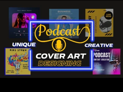 Podcast cover art and podcast cover design