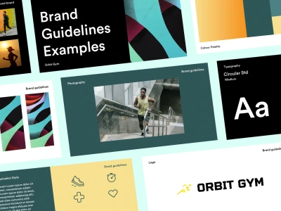 A custom logo and brand identity style guide