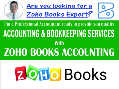 Zoho Books Expert Accountant for your Bookkeeping and Accounting needs