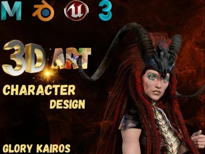 A well detailed 3d modeled character for your film and ads