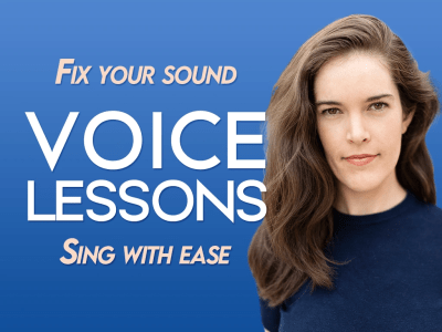 Virtual voice lesson from an experienced voice teacher/vocal coach