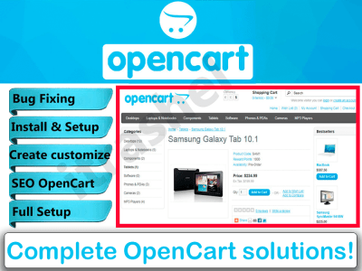 A complete OpenCart store for your business
