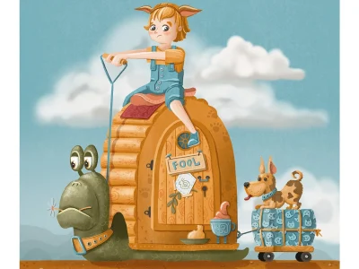 A nice illustrations for children book