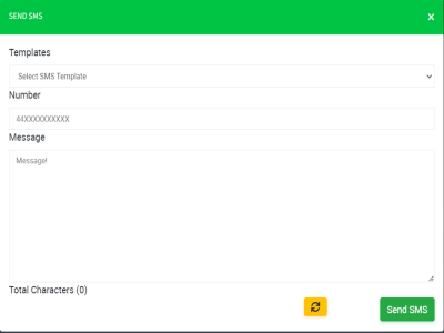 SMS integrated with vicidial