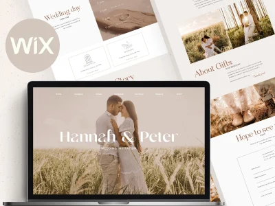A Wedding Website for Invitation, Online RSVP Wix