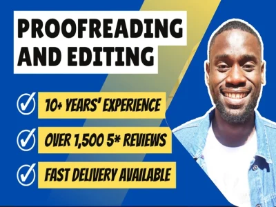 English & French proofreading and editing services