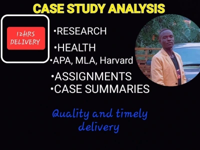 Quality work delivered timely. I write on health topics, and research paper
