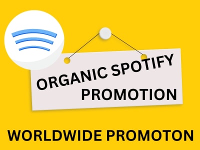 Organic Spotify music and real followers promotion