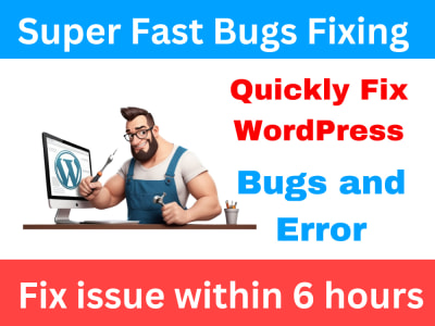 Quick Fix WordPress/ Fix WordPress website issue  /Fix WordPress Bugs/Error