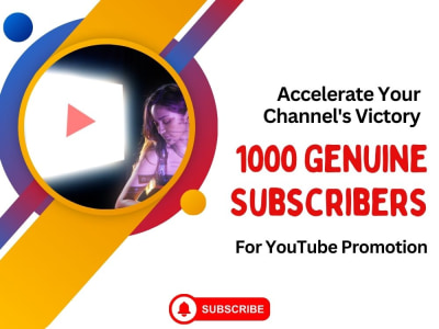 YouTube Growth Strategy Secure 1000 Organic Subscribers For Channel Success